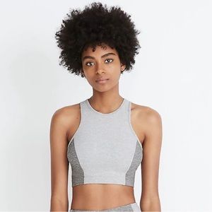 Outdoor Voices Athena Two Tone Crop Top Sports Bra